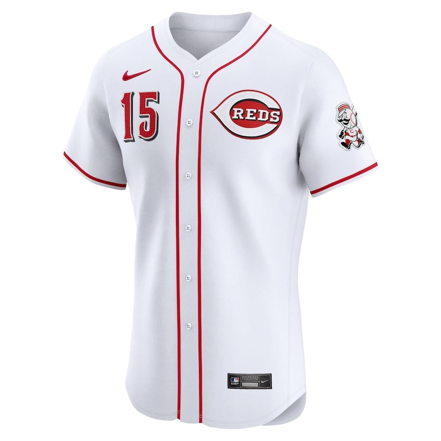 Emilio Pagan 15 Cincinnati Reds Home Elite Player Men Jersey - White