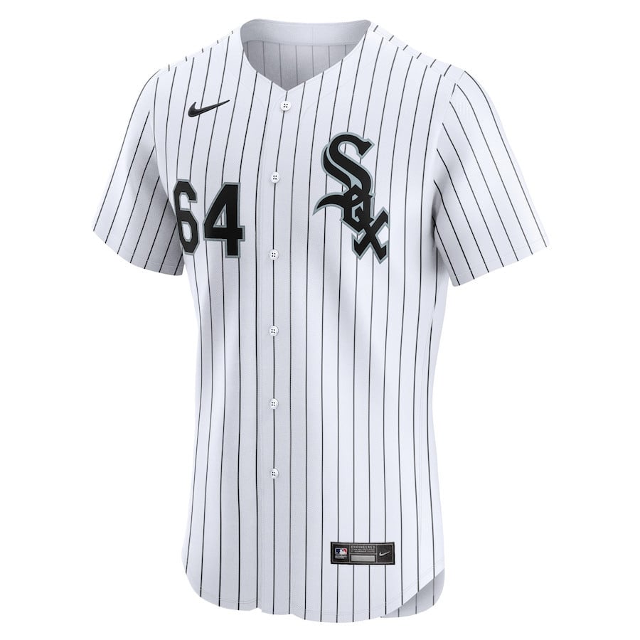 Deivi Garcia 64 Chicago White Sox Home Elite Player Men Jersey - White
