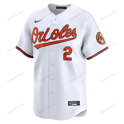 Gunnar Henderson 2 Baltimore Orioles Home Limited Player Men Jersey - White