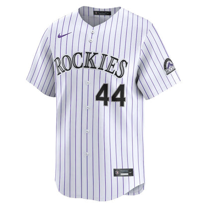 Elehuris Montero 44 Colorado Rockies Home Limited Player Men Jersey - White