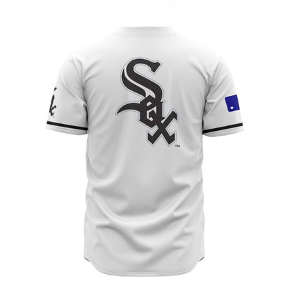 Chicago White Sox Custom Name Baseball Jersey - White