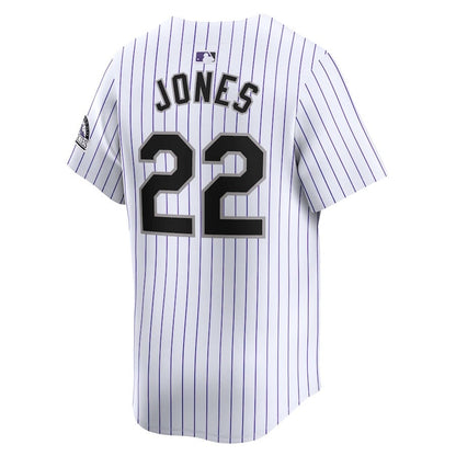 Nolan Jones 22 Colorado Rockies Home Limited Men Jersey - White