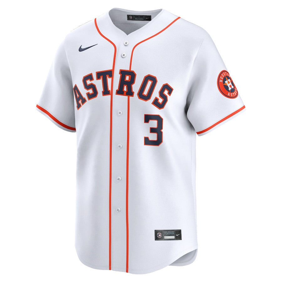 Jeremy Peña 3 Houston Astros Home Limited Men Jersey - White