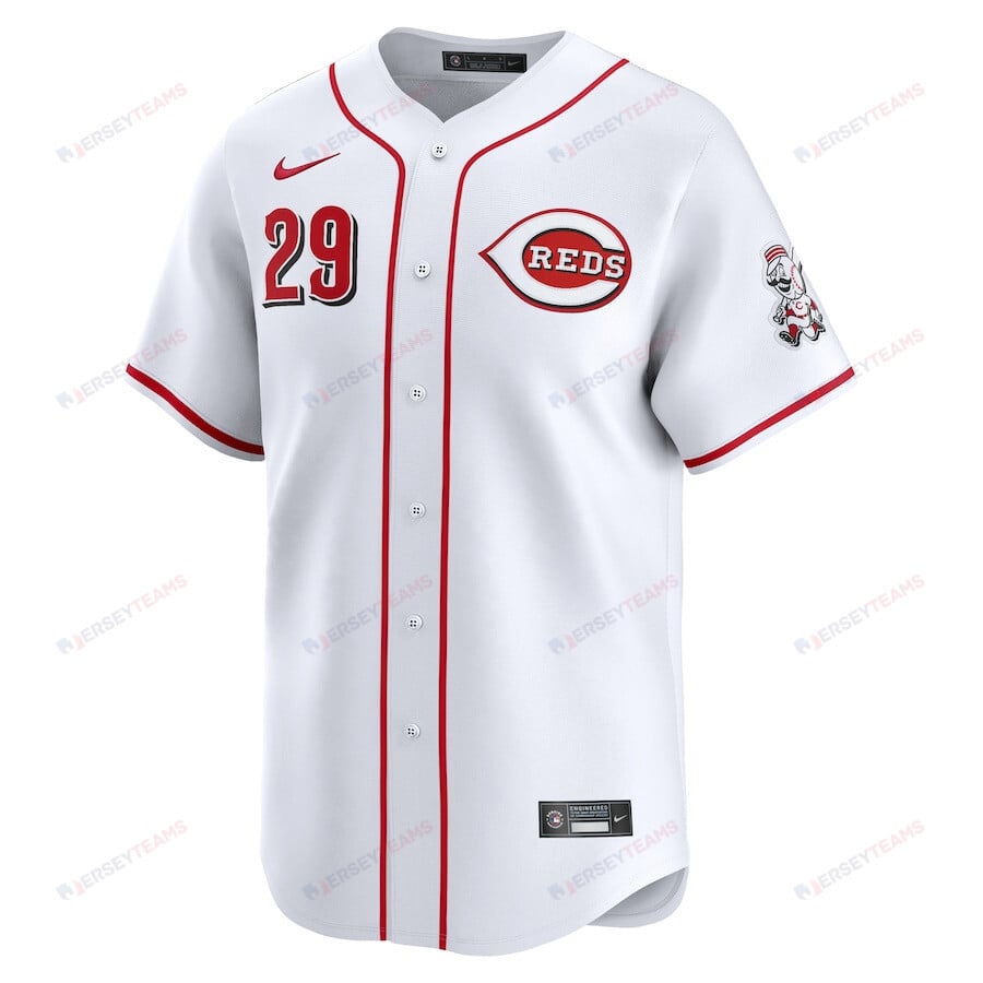 TJ Friedl 29 Cincinnati Reds Home Limited Player Men Jersey - White
