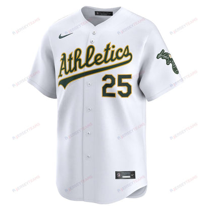 Brent Rooker 25 Oakland Athletics Home Limited Player Men Jersey - White