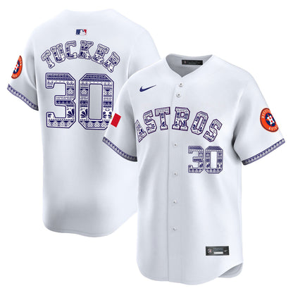 Kyle Tucker 30 Houston Astros Mexico Men Jersey - White
