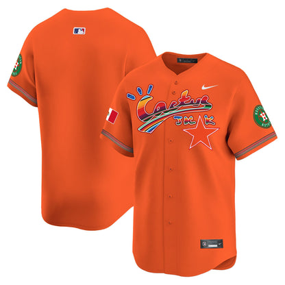 Houston Astros Mexico Cactus Jack Men Jersey - Orange