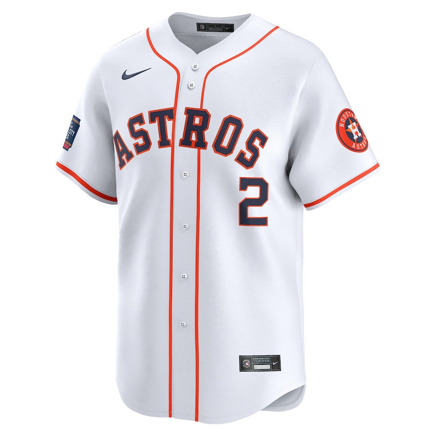 Alex Bregman 2 Houston Astros 2024 MLB World Tour Mexico City Series Home Limited Jersey - White