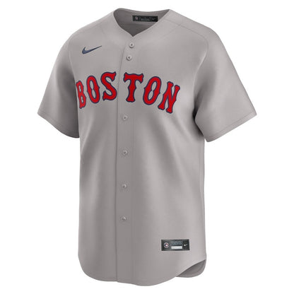 Boston Red Sox Away Limited Custom Men Jersey - Gray