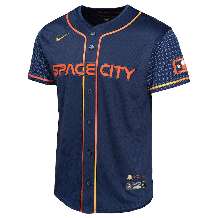 Jose Altuve 27 Houston Astros City Connect Limited YOUTH Jersey - Navy