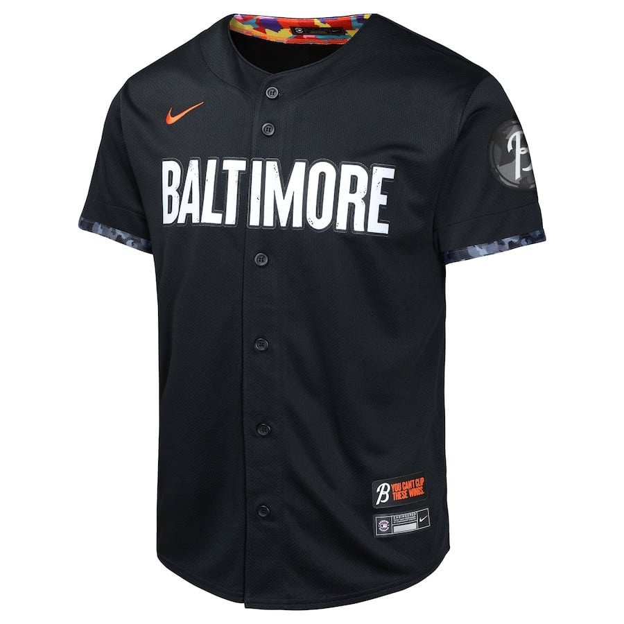 Baltimore Orioles City Connect Limited YOUTH Jersey - Black