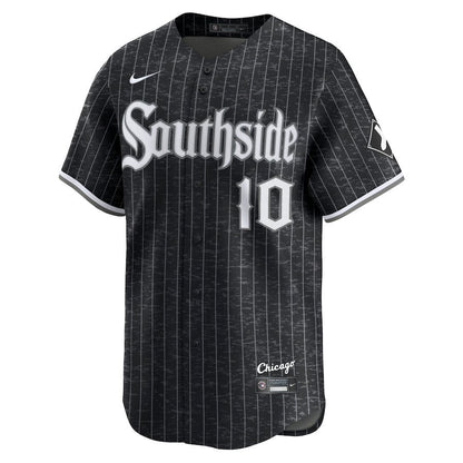Yoán Moncada 10 Chicago White Sox City Connect Retired Men Jersey - Black