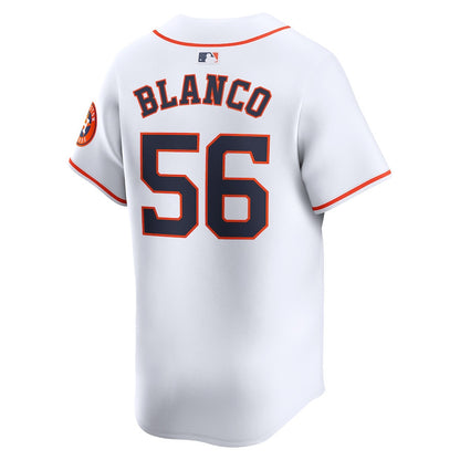Ronel Blanco 56 Houston Astros Home Limited Men Jersey - White