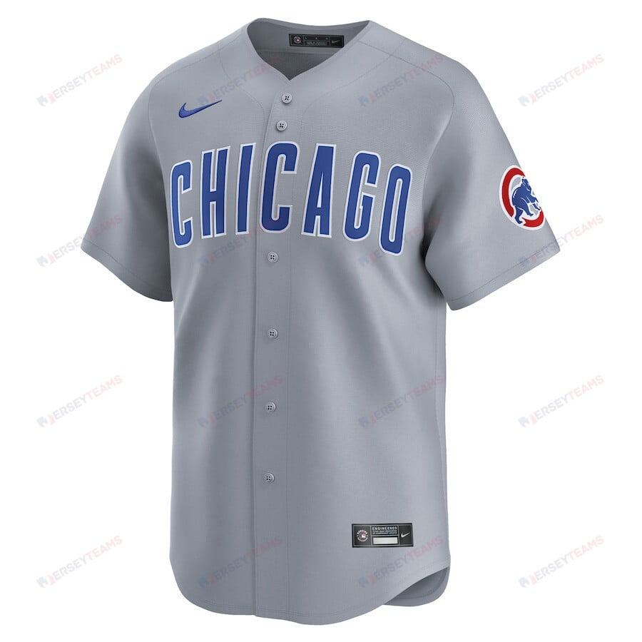 Chicago Cubs Road Limited Men Jersey - Gray