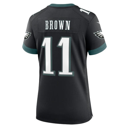 A.J. Brown 11 Philadelphia Eagles Alternate Game Women Jersey - Black