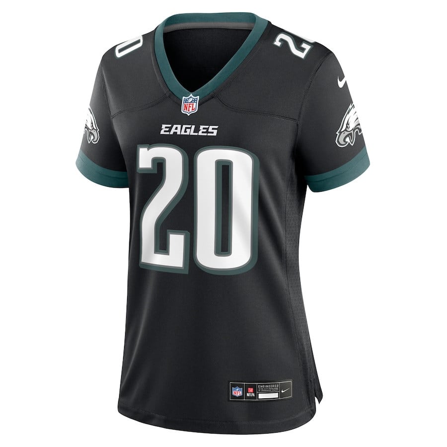 Brian Dawkins 20 Philadelphia Eagles Alternate Game Women Jersey - Black