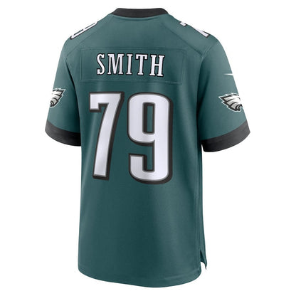 Lecitus Smith 79 Philadelphia Eagles Game Men Jersey - Midnight Green