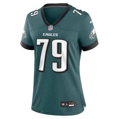 Lecitus Smith 79 Philadelphia Eagles Women Game Jersey - Midnight Green