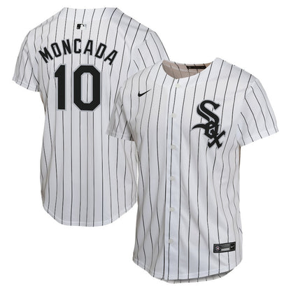 Yoan Moncada 10 Chicago White Sox Home Game Player YOUTH Jersey - White