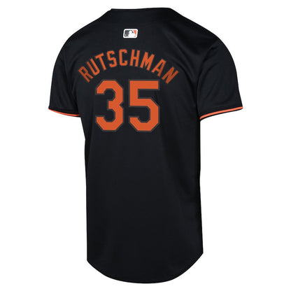 Adley Rutschman 35 Baltimore Orioles Alternate Limited YOUTH Jersey - Black
