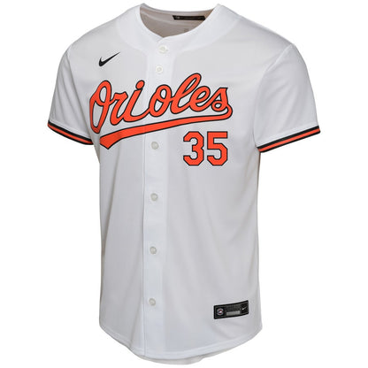 Adley Rutschman 35 Baltimore Orioles Home Game YOUTH Jersey - White