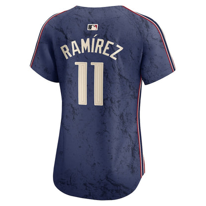José Ramírez 11 Cleveland Guardians 2024 City Connect Limited Women Jersey - Navy