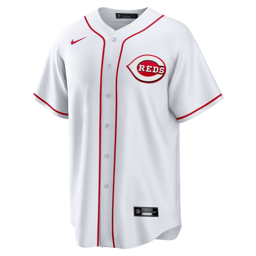Matt McLain 9 Cincinnati Reds Home Men Jersey - White
