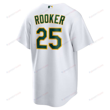 Brent Rooker 25 Oakland Athletics Home Men Jersey - White