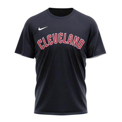 Cleveland Guardians 2024/25 Alternate Kits Custom AOP T-Shirt - Navy