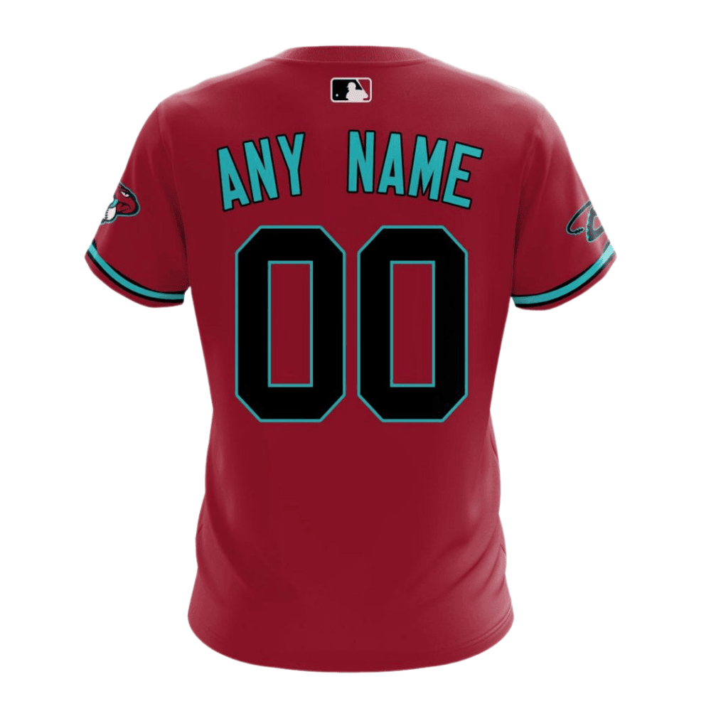Arizona Diamondbacks 2024/25 Alternate Kits Custom AOP T-Shirt - Red