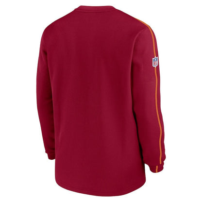 Washington Commanders 2024 Sideline Long Sleeve Shirt - Men's Burgundy