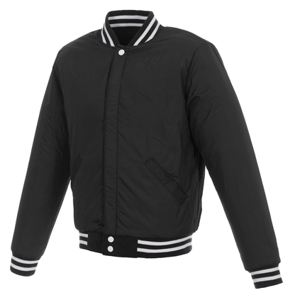 Atlanta Braves Reversible Fleece Full-Snap Jacket - Men's Navy