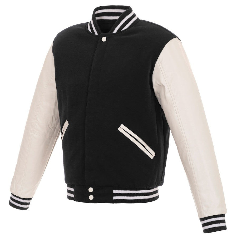 Cleveland Guardians Reversible Fleece Full-Snap Jacket - Men's Navy