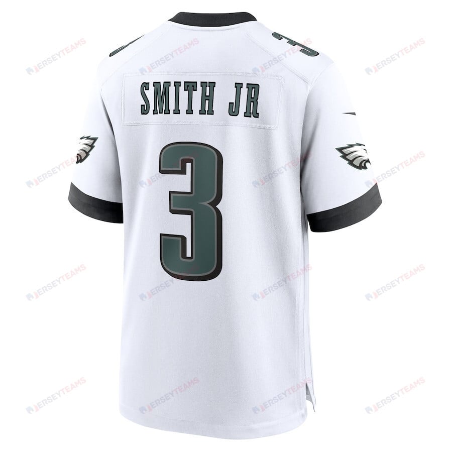 Nolan Smith 3 Philadelphia Eagles White Game Men Jersey - White