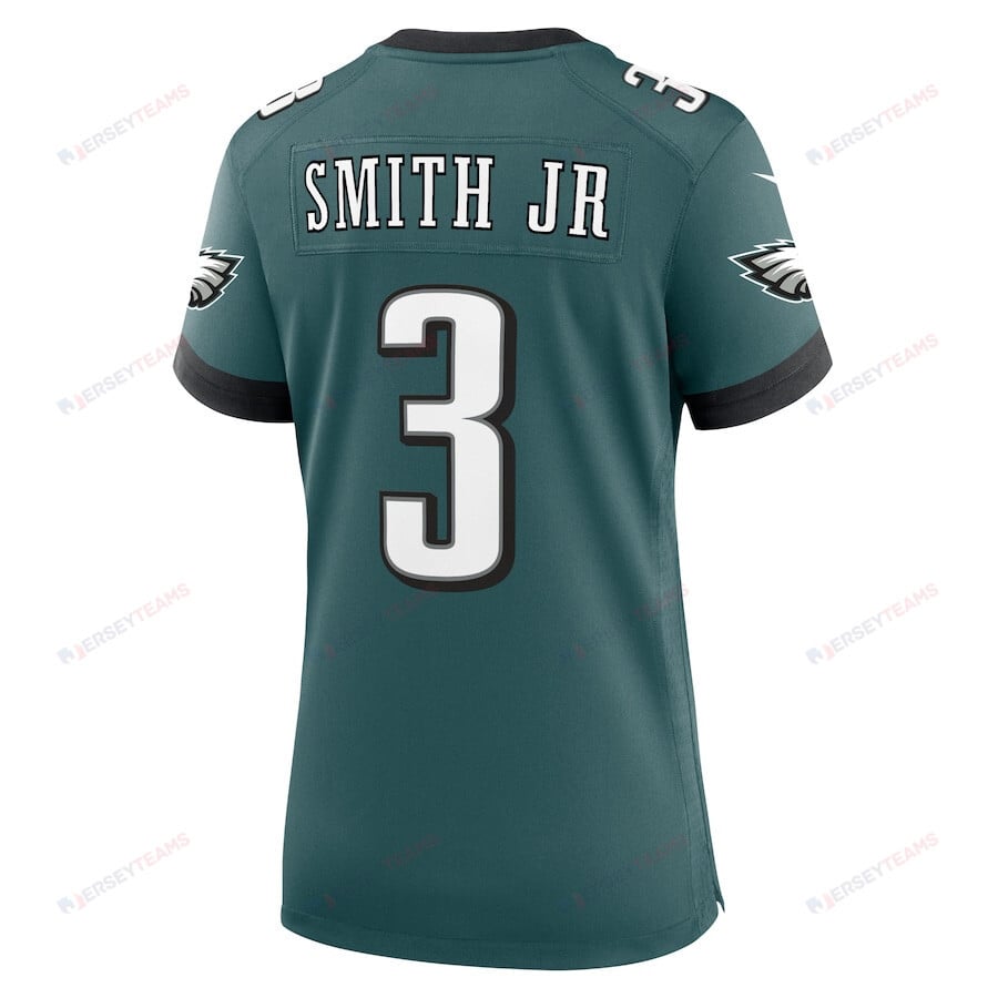 Nolan Smith 3 Philadelphia Eagles Women's Team Game Jersey - Midnight Green