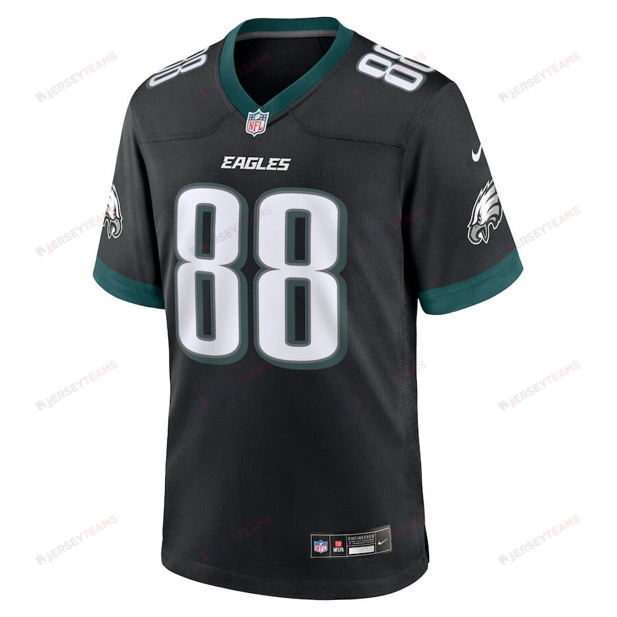 Dallas Goedert 88 Philadelphia Eagles Alternate Game Men Jersey - Black