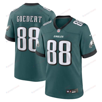 Dallas Goedert 88 Philadelphia Eagles Team Game Men Jersey - Midnight Green