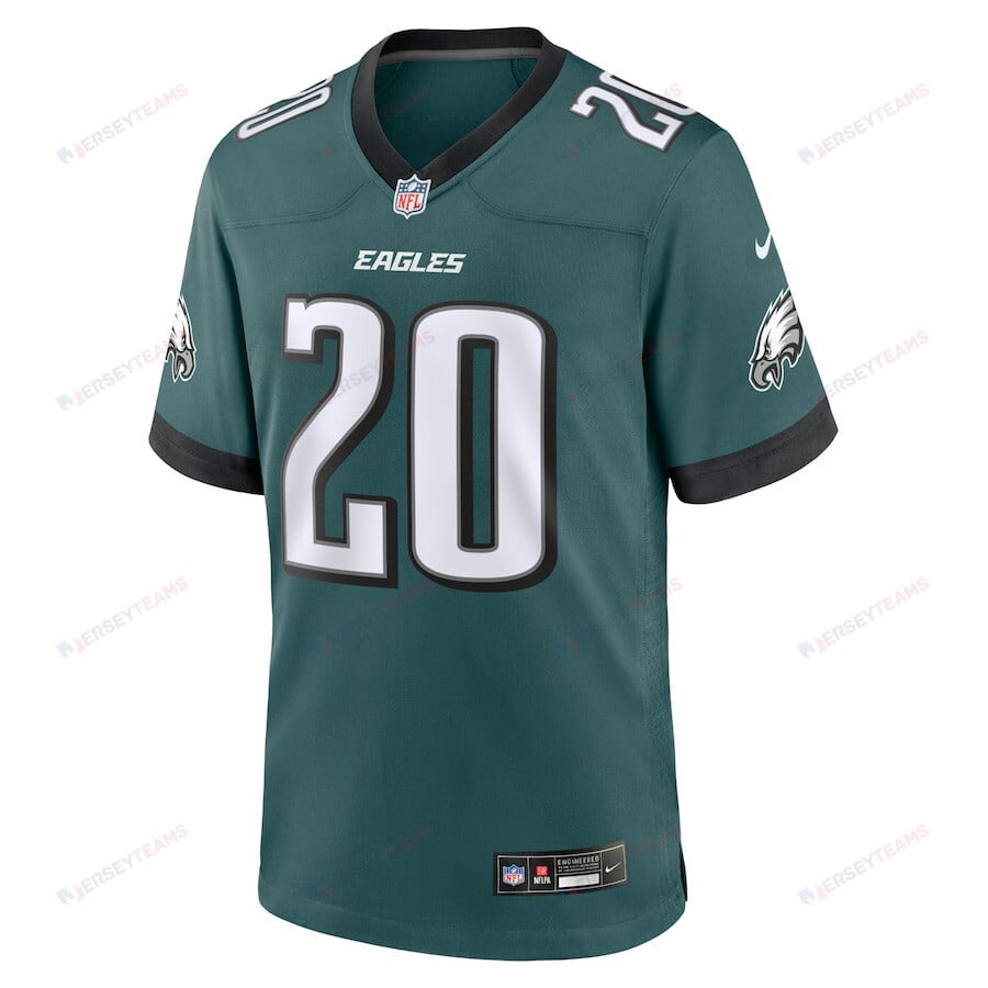 Brian Dawkins 20 Philadelphia Eagles Team Game Men Jersey - Midnight Green