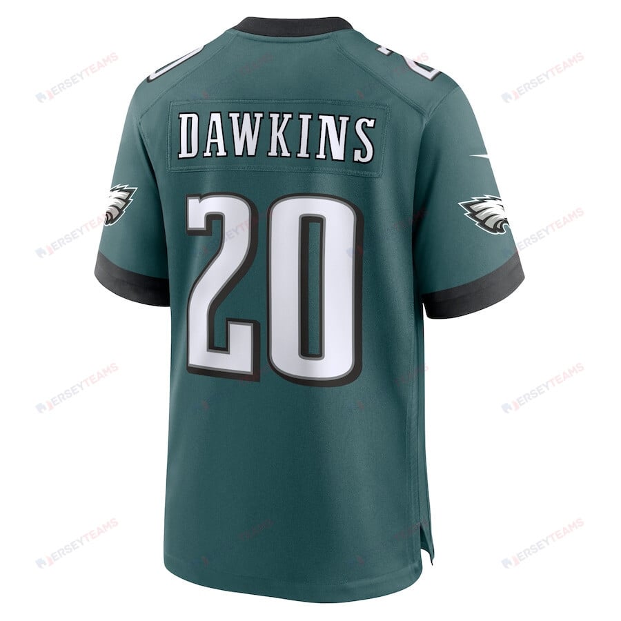 Brian Dawkins 20 Philadelphia Eagles Team Game Men Jersey - Midnight Green