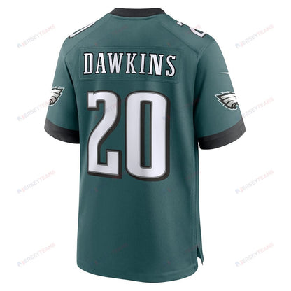 Brian Dawkins 20 Philadelphia Eagles Team Game Men Jersey - Midnight Green