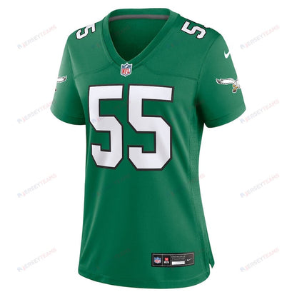 Brandon Graham 55 Philadelphia Eagles Women's Alternate Game Jersey - Kelly Green