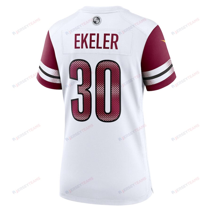 Austin Ekeler 30 Washington Commanders Women's Game Jersey - White