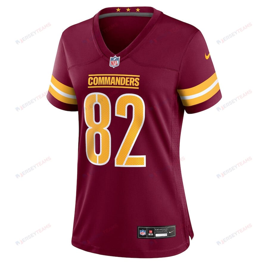Ben Sinnott 82 Washington Commanders Women's Game Jersey - Burgundy