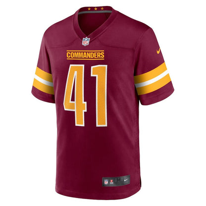 Colson Yankoff 41 Washington Commanders Game Men Jersey - Burgundy