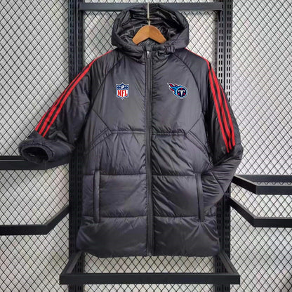 Tennessee Titans Puffer Coat Down Jacket - Black