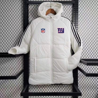 New York Giants Puffer Coat Down Jacket - White