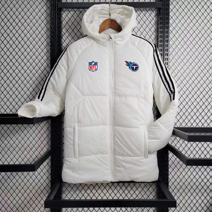 Tennessee Titans Puffer Coat Down Jacket - White