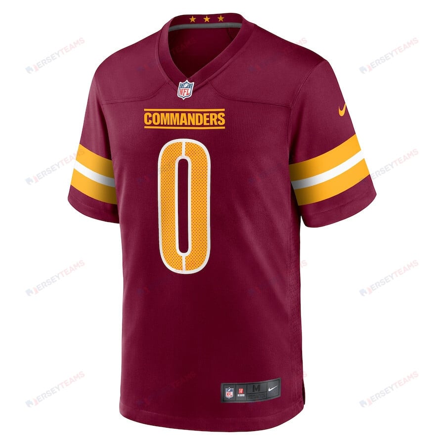 Mike Sainristil 0 Washington Commanders Game Men Jersey - Burgundy