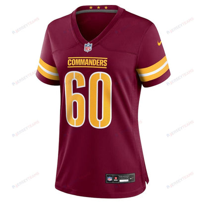 Michael Deiter 60 Washington Commanders Women's Game Jersey - Burgundy