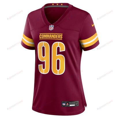 Norell Pollard 96 Washington Commanders Women's Game Jersey - Burgundy